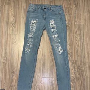 Size 11/12 Ripped Skinny Jeans